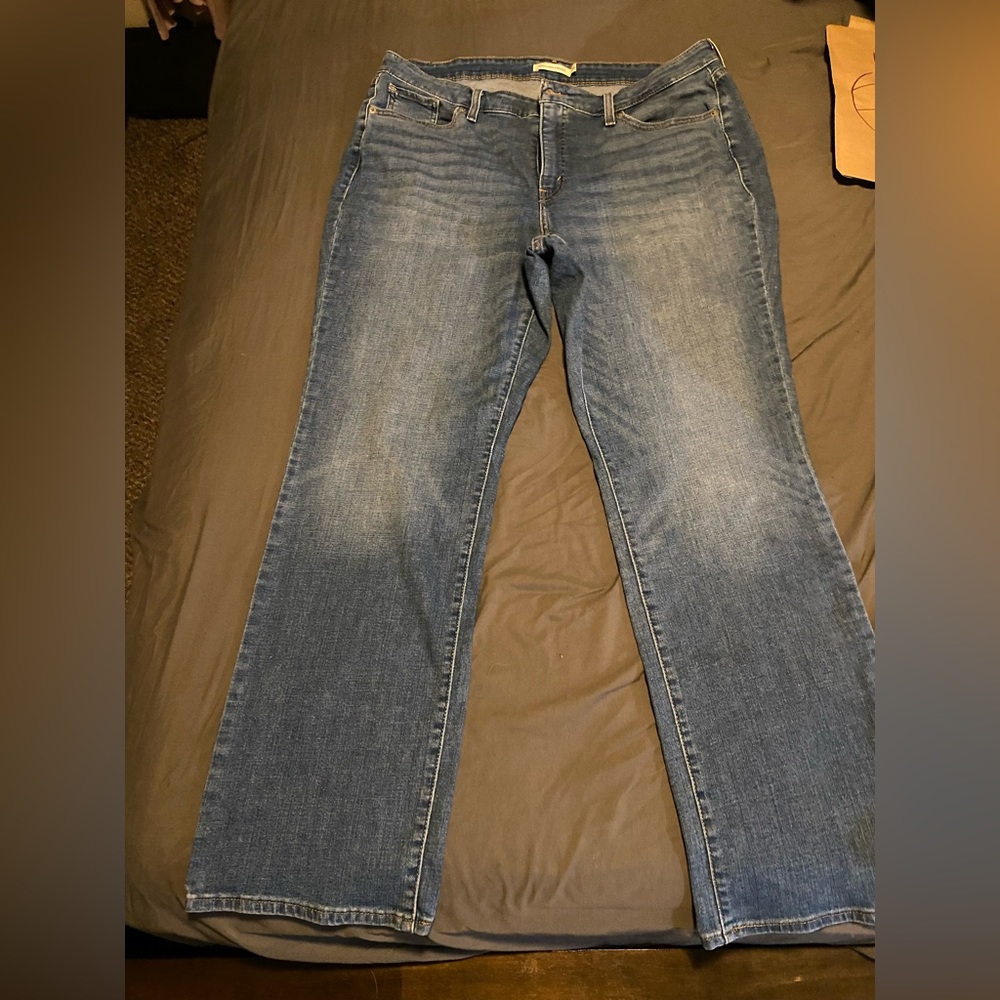 Levi’s 580 straight leg plus size jeans